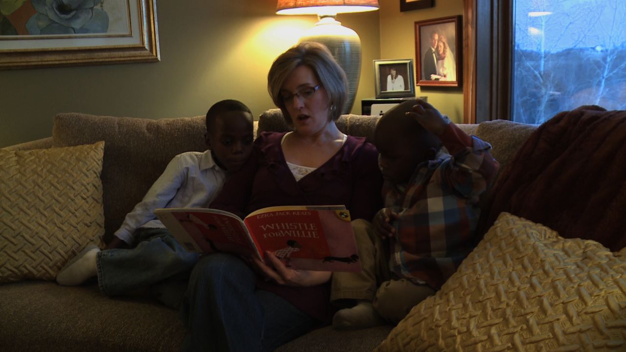Back in Minnesota, Zach and Philip get a bedtime story and a life they could only dream of when they were in Uganda.