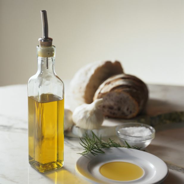 When you cook your veggies or low fat poultry and fish, try olive oil. It should be your go-to oil. <a href="http://www.ncbi.nlm.nih.gov/pubmed/25961184" target="_bl
