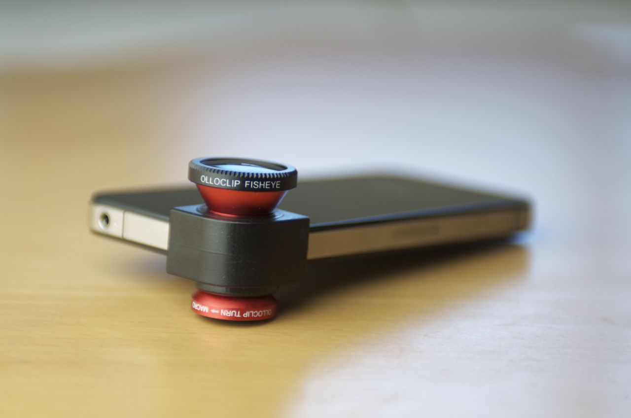 The Olloclip is the iPhone photographer's dream gadget: A quick-connect lens for the iPhone and iPod touch that includes fisheye, wide-angle and macro lenses in one.