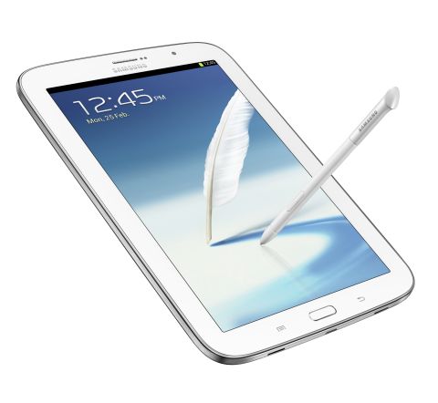 The 'phablet' seems to be MWC 2013's must-have item. Samsung's Galaxy Note 8.0 is an eight inch tablet with phone capabilities.