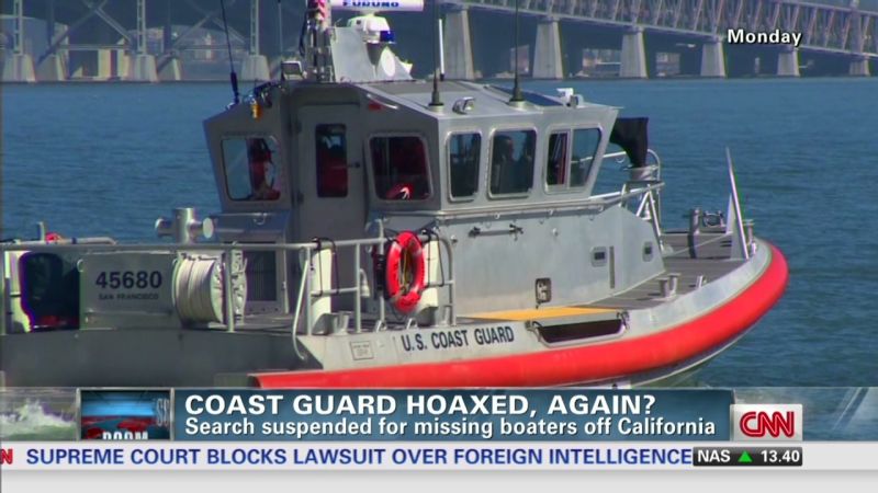 Coast Guard Suspends Search For Missing Boaters, Citing Possible Hoax | CNN