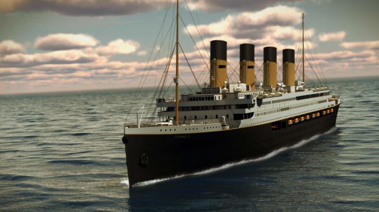 Blue Star Line Chairman Clive Palmer is determined to see the Titanic II (here in a rendering) set sail in 2016.