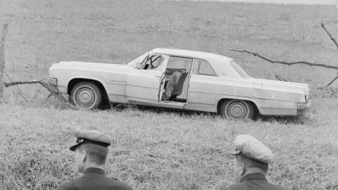 Viola Liuzzo was murdered in this car on an isolated Alabama highway while she participated in a voting rights campaign in Selma, Alabama.