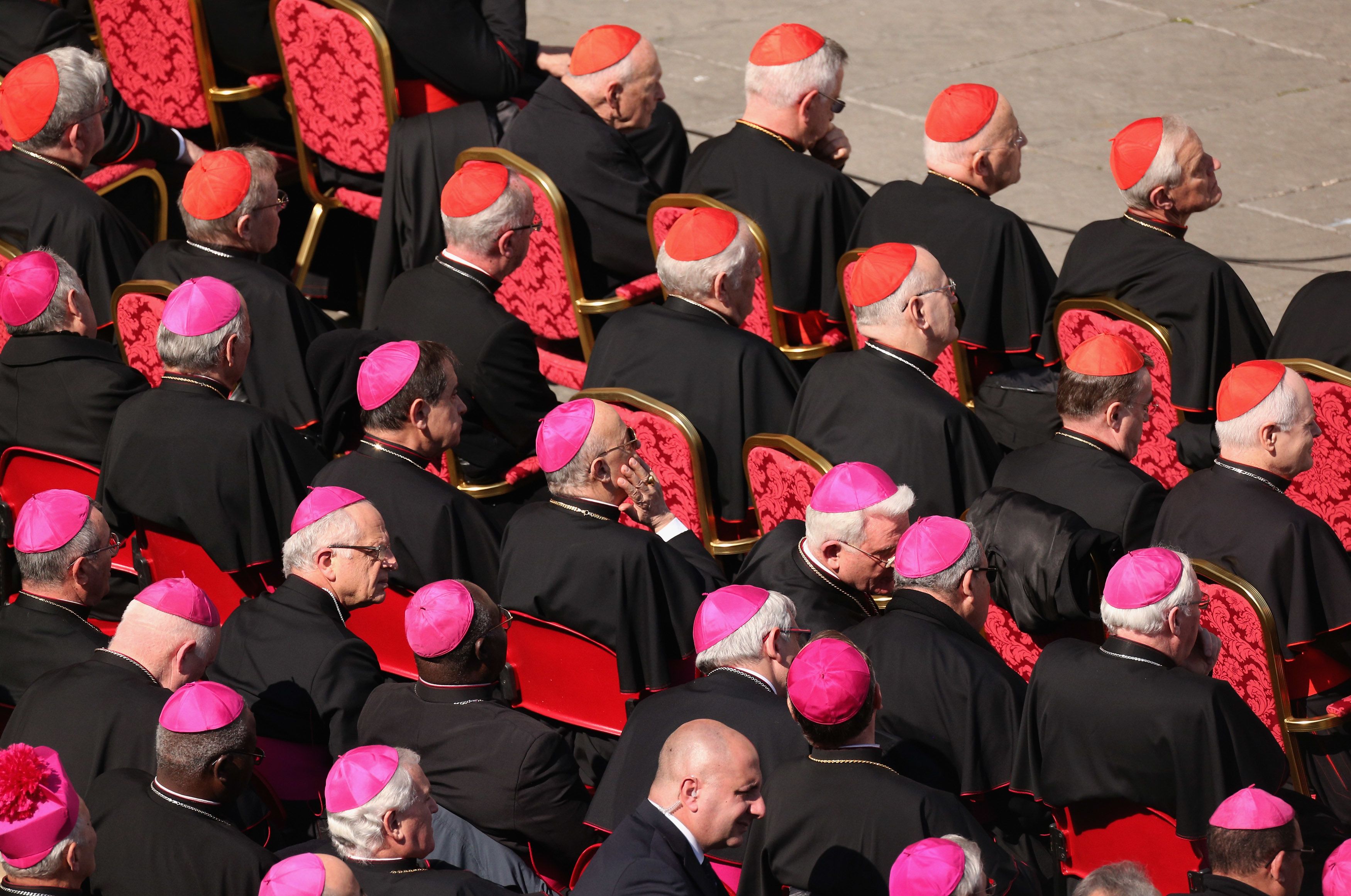 Priest abuse victims' group blacklists 12 cardinals for pope