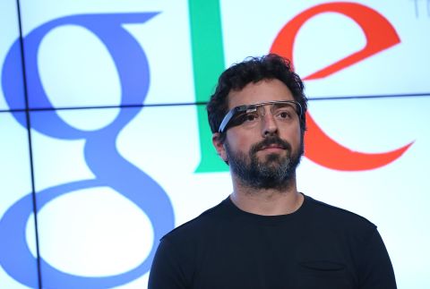 Google co-founder Sergey Brin has a cameo in the movie, although the company's shy CEO, Larry Page, does not appear. The company's connected Glass eyewear, modeled here by Brin, does not show up in the film.