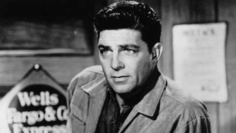 Actor Dale Robertson is best remembered for his portrayal of Jim Hardie in the TV series Tales of Wells Fargo.