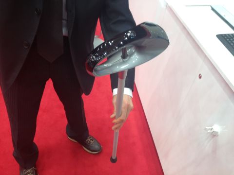 Fujitsu's Generation walking stick features GPS technology to track and monitor users