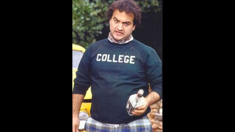 John Belushi is everyone's favorite toga-wearing guzzler, John "Bluto" Blutarsky, in 1978's "Animal House." According to a closing "What happened to ... ?" scene, he became a U.S. senator.