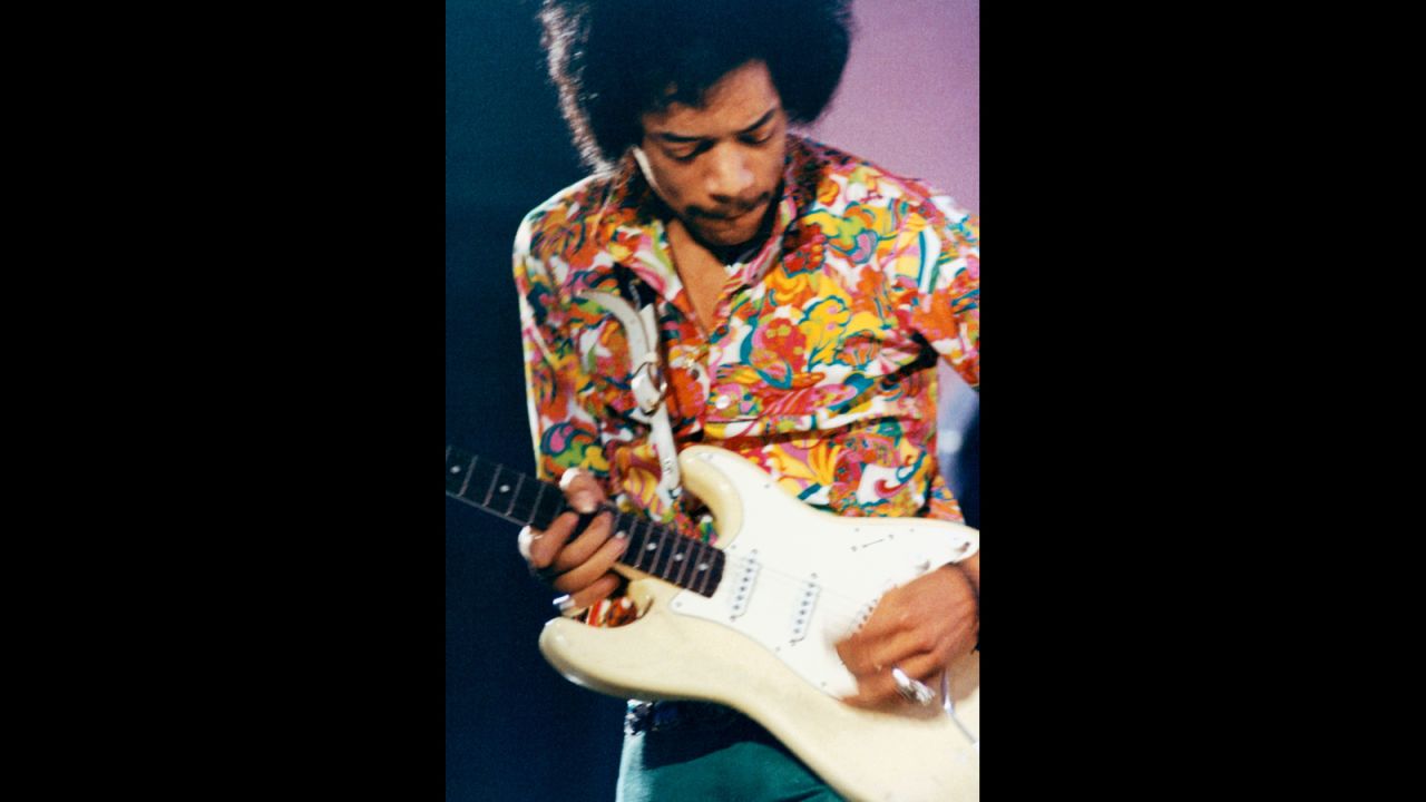 <strong>Hendrix records "Electric Ladyland" at the Record Plant in 1968:</strong><br />"I had arrived in NYC to start work at the Record Plant in April of 1968 and jumped immediately into the recording of the 'Electric Ladyland' album. Jimi was in fine form and was always incredibly well-dressed, showing a taste for colorful shirts and green velvet pants." --<em> Eddie Kramer</em>