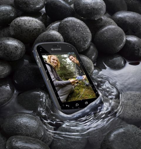 Kyocera says its Hydro phone can withstand being in up to 3 feet of water for 30 minutes.