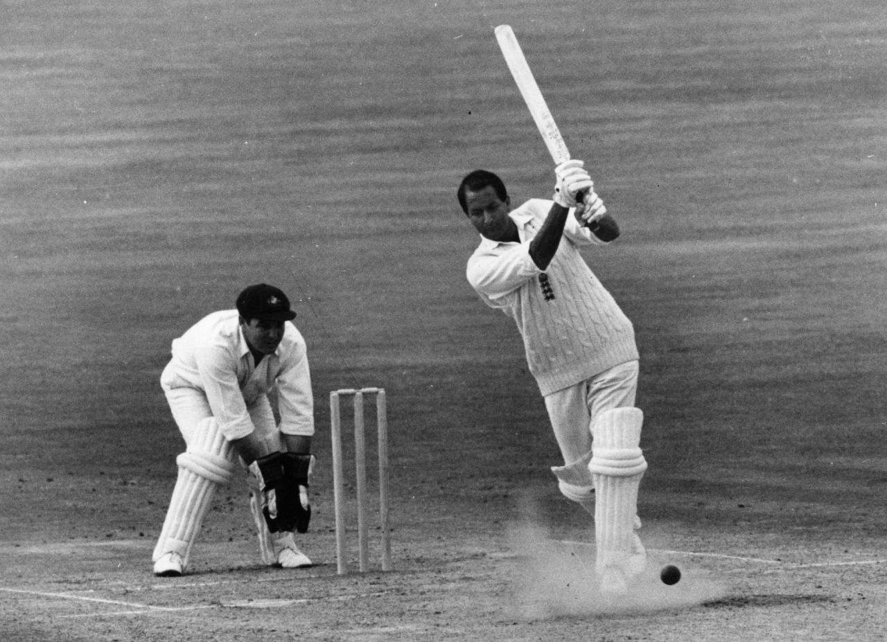 Basil D'Oliveira, affectionately known as "Dolly," played 44 Tests for England, scoring 2,484 runs at an average of 40 and taking 47 wickets with his right-arm medium-pace bowling.