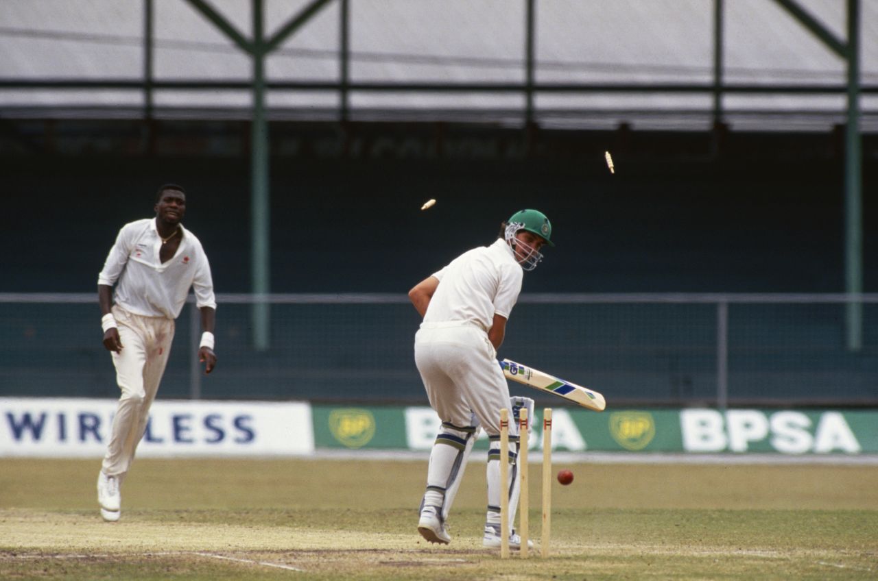 South Africa did not play international cricket from 1970 to 1991 after being hit with sanctions in a bid to defeat apartheid. It returned with two one-day games in India before competing at the 1992 World Cup in Australia. That year it returned to Test match cricket, playing the West Indies.