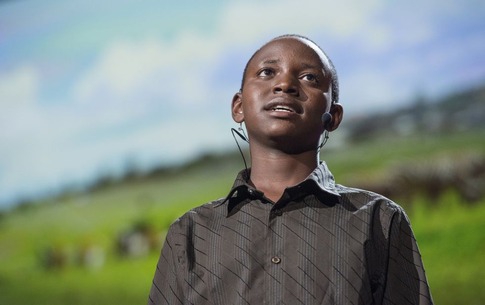 13-year-old Richard Turere invented a system to protect livestock from marauding lions in Kenya.