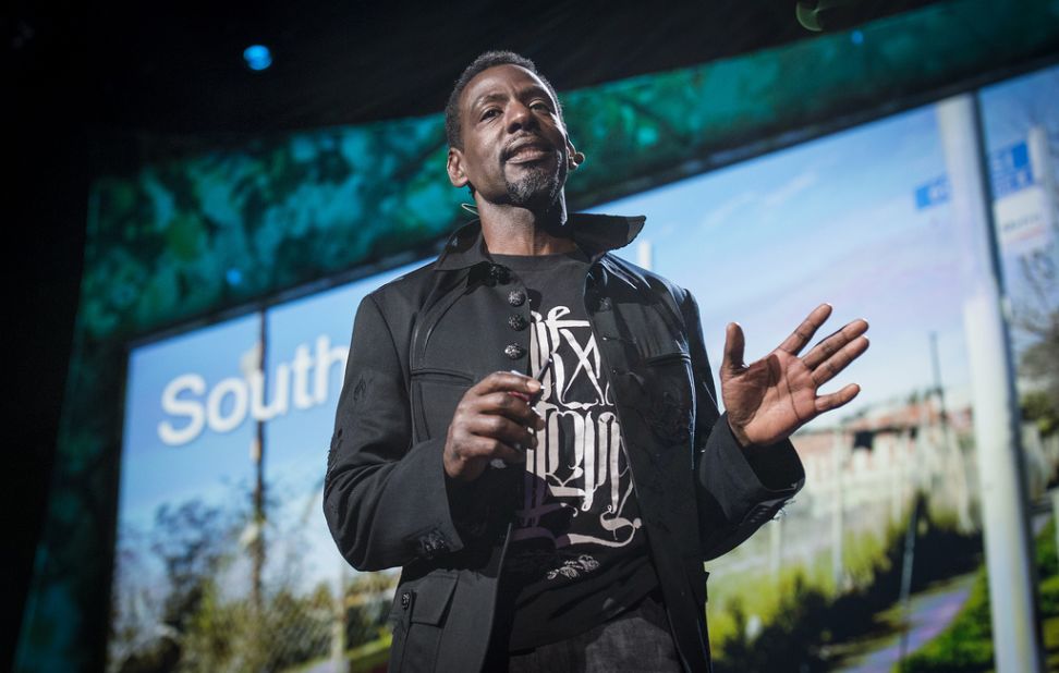 Ron Finley is organizing efforts to grow healthy food in the "food desert" of South Central Los Angeles.
