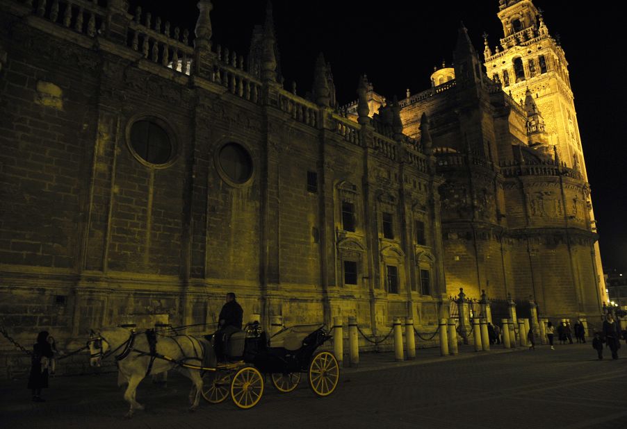 The Spanish city of Seville offered an Old World flavor.