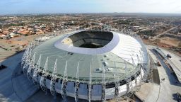 The Arena Castelao is the first stadium ready for the eight-nation Confederations Cup in June 2013. The competition, which is a dress rehearsal for the the 2014 World Cup, will bring together four former world champions.
