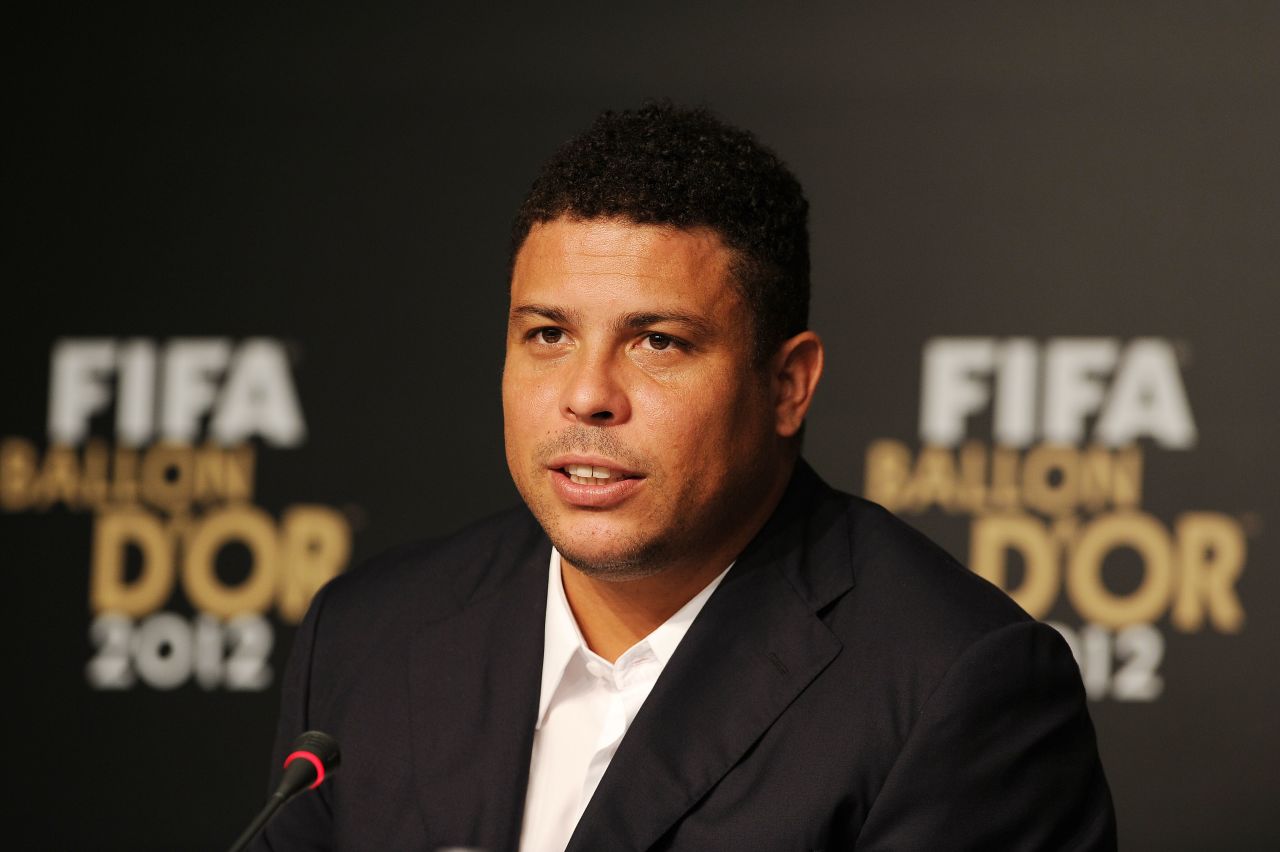 Former Brazilian footballer Ronaldo attends a press conference on November 29, 2012 in Sao Paulo, Brazil.