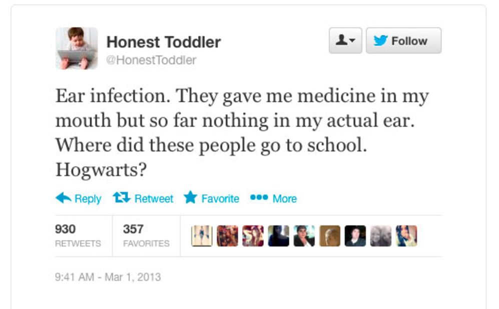 The Honest Toddler is not impressed with modern medicine.