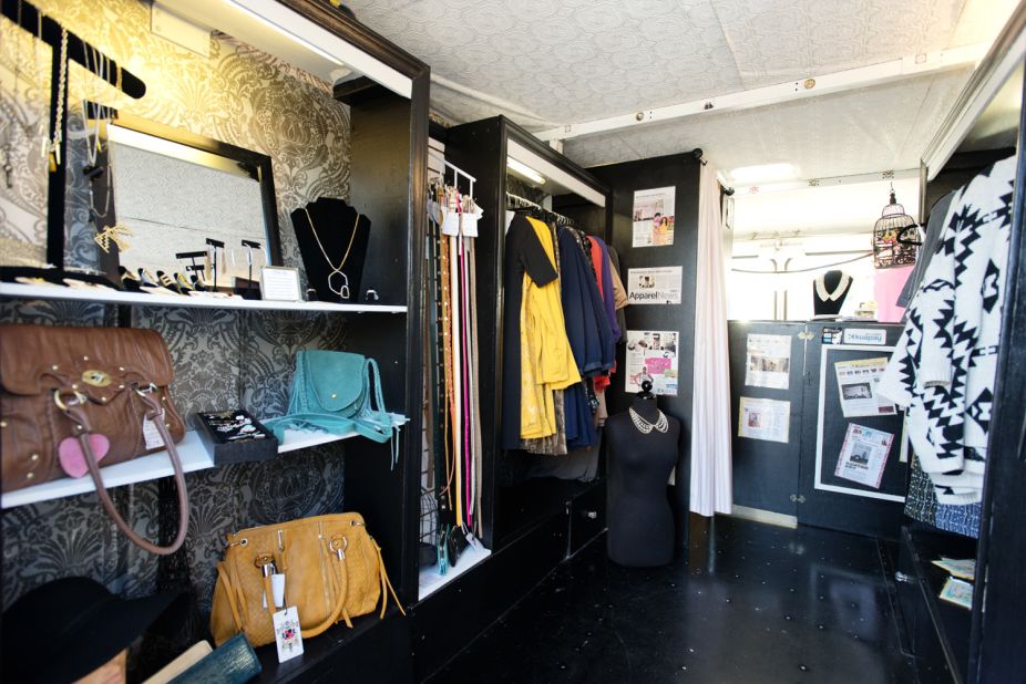 Like many fashion trucks, Le Fashion Truck in Los Angeles carries independent labels and products from local designers.