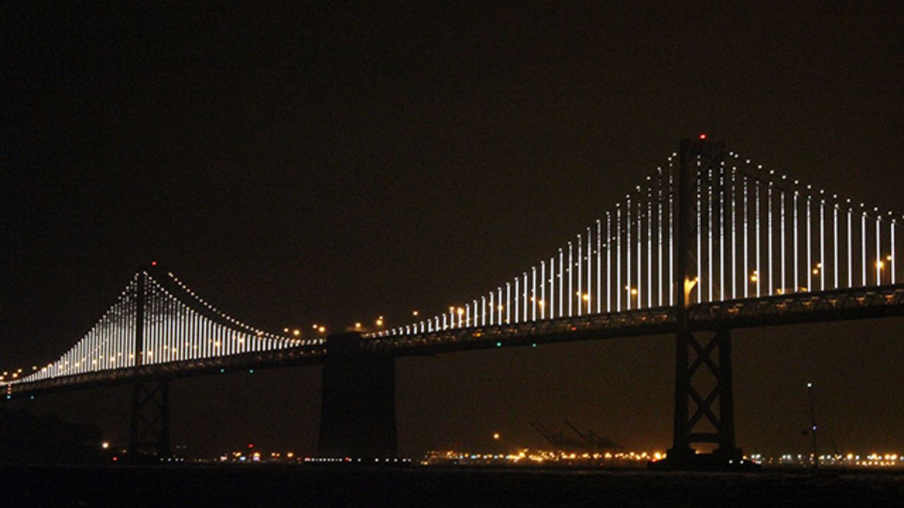 The Bay Bridge lights up CNN Business