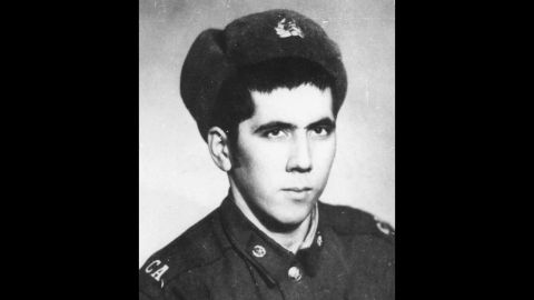 Khakimov, who was found in Afghanistan after 33 years, as a young soldier.
