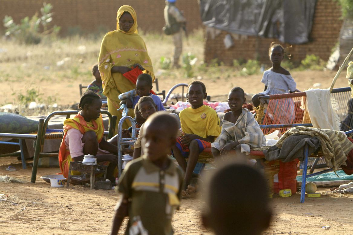 Children at the Kalma Internally Displaced Persons camp, in November 2010.
