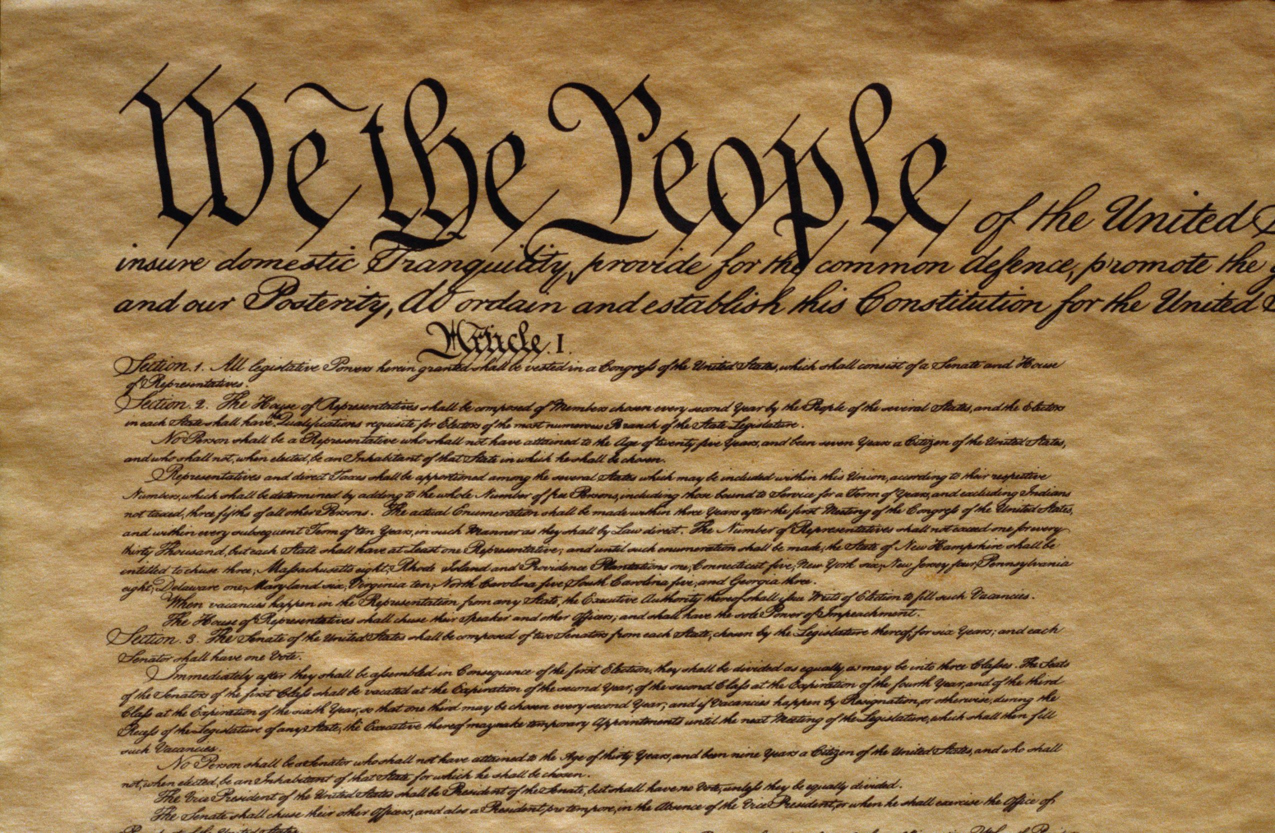 US Constitution Fast Facts