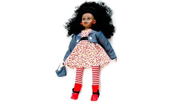 Black store talking doll