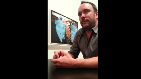 "I've never done anything as ambitious as this," singer Dave Matthews says of his artwork being exhibited in a New York gallery.
