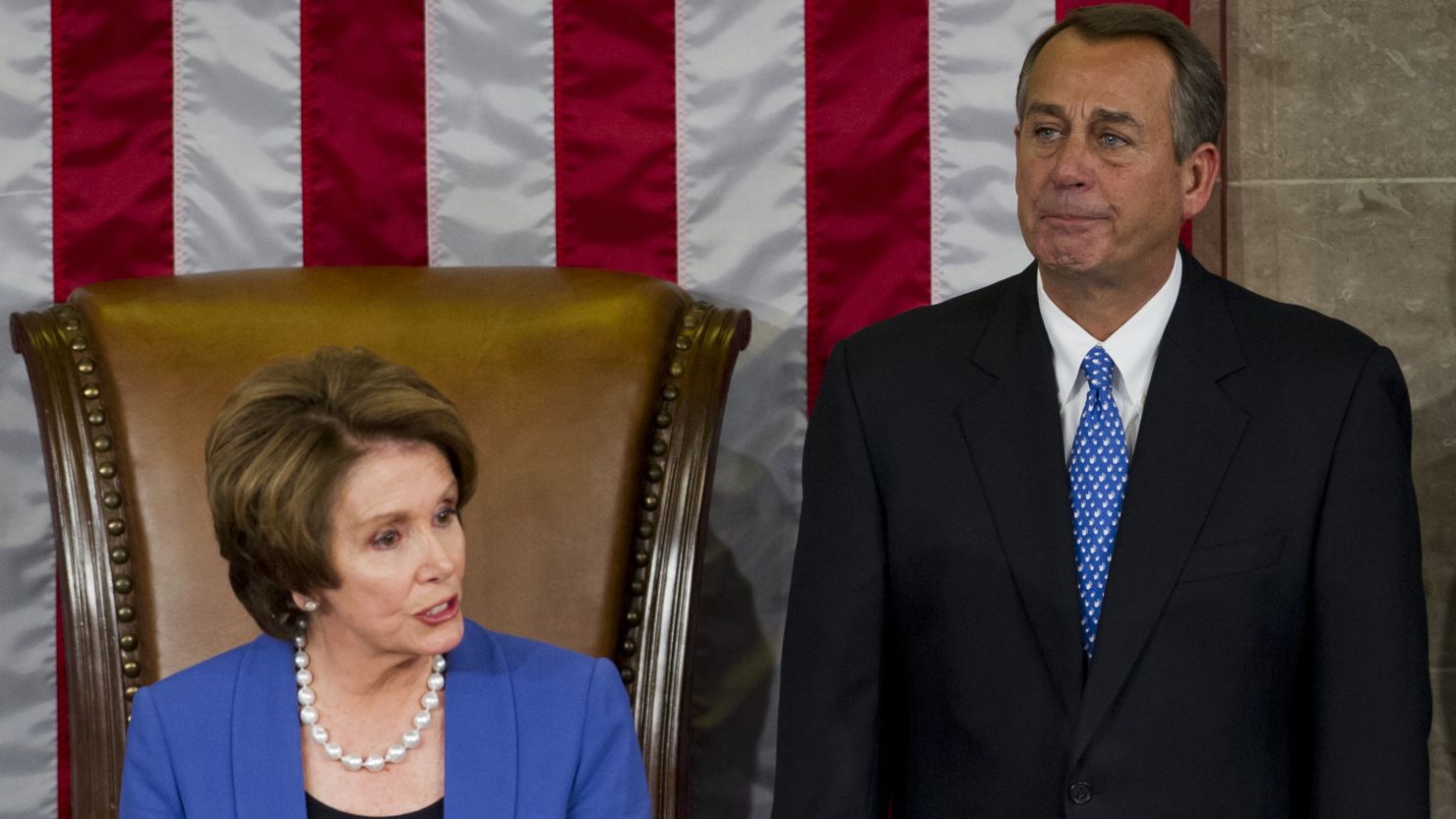 Don't be like D.C. politicians, says Frida Ghitis. Above: Former House Speaker Nancy Pelosi and House Speaker John Boehner . 