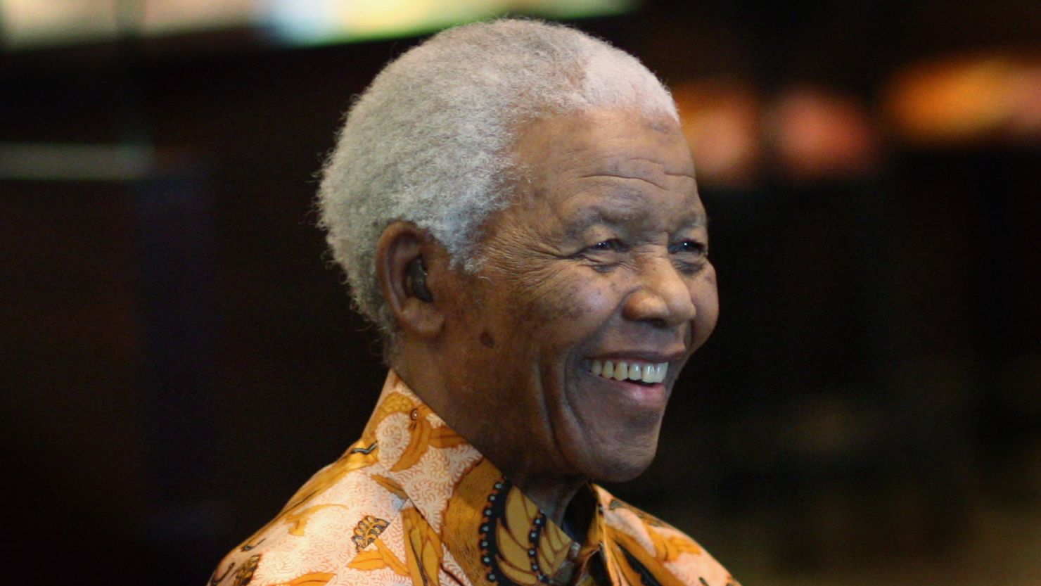 Nelson Mandela, shown here in 2009, was hospitalized for a lung infection in early December. 