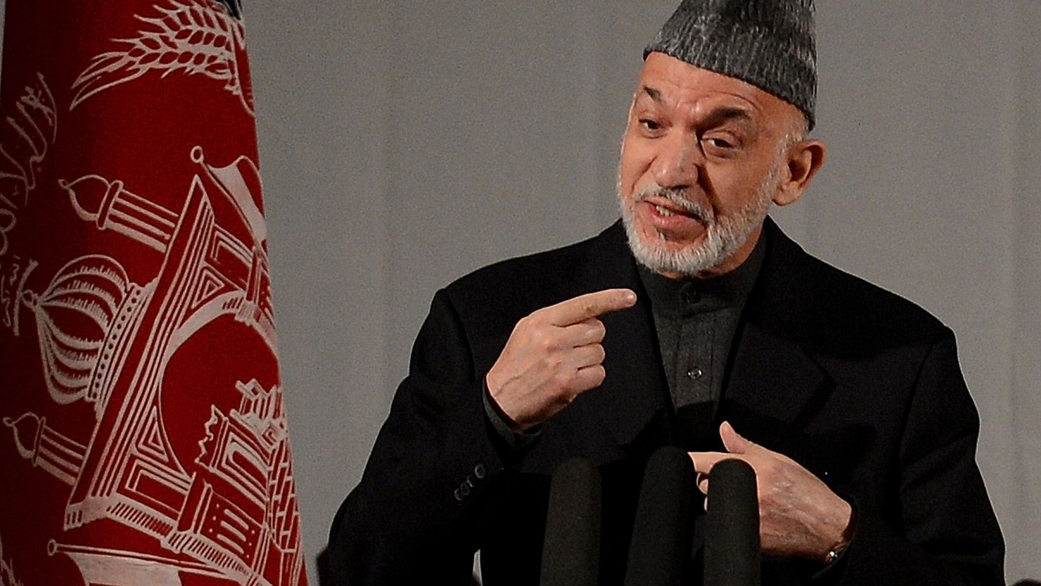 Afghan President Hamid Karzai contends the Taliban prefers that foreign troops remain in the country. 