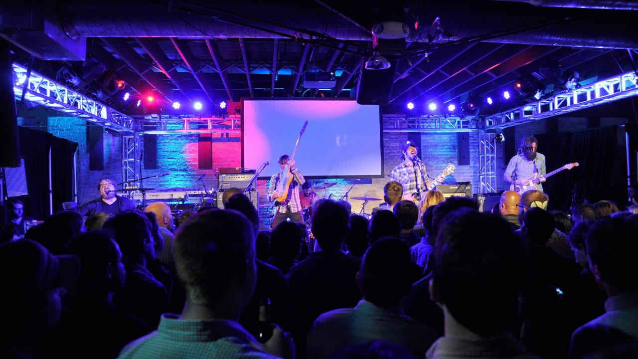 Band of Horses performs during the Samsung Galaxy Sound Stage at SXSW on Saturday, March 9.
