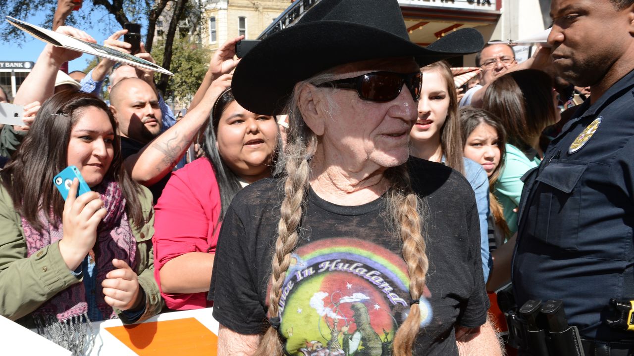 Country singer Willie Nelson attends the March 10 premiere of "When Angels Sing" at SXSW.