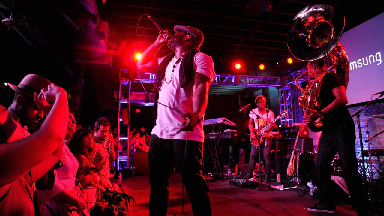 Black Thought and The Roots perform on March 9 during the Samsung Galaxy Sound Stage event.