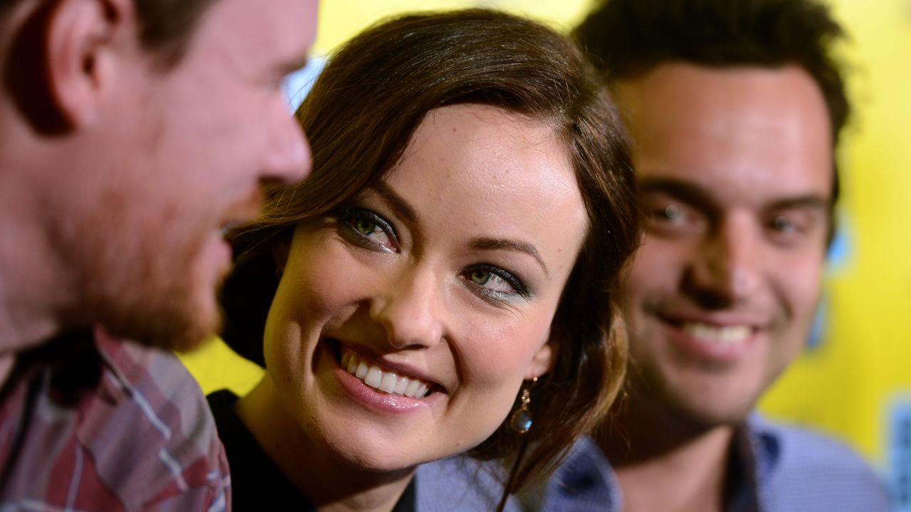 From left, director Joe Swanberg, actress Olivia Wilde and actor Jake Johnson attend the world premiere of "Drinking Buddies" on March 9 at SXSW.