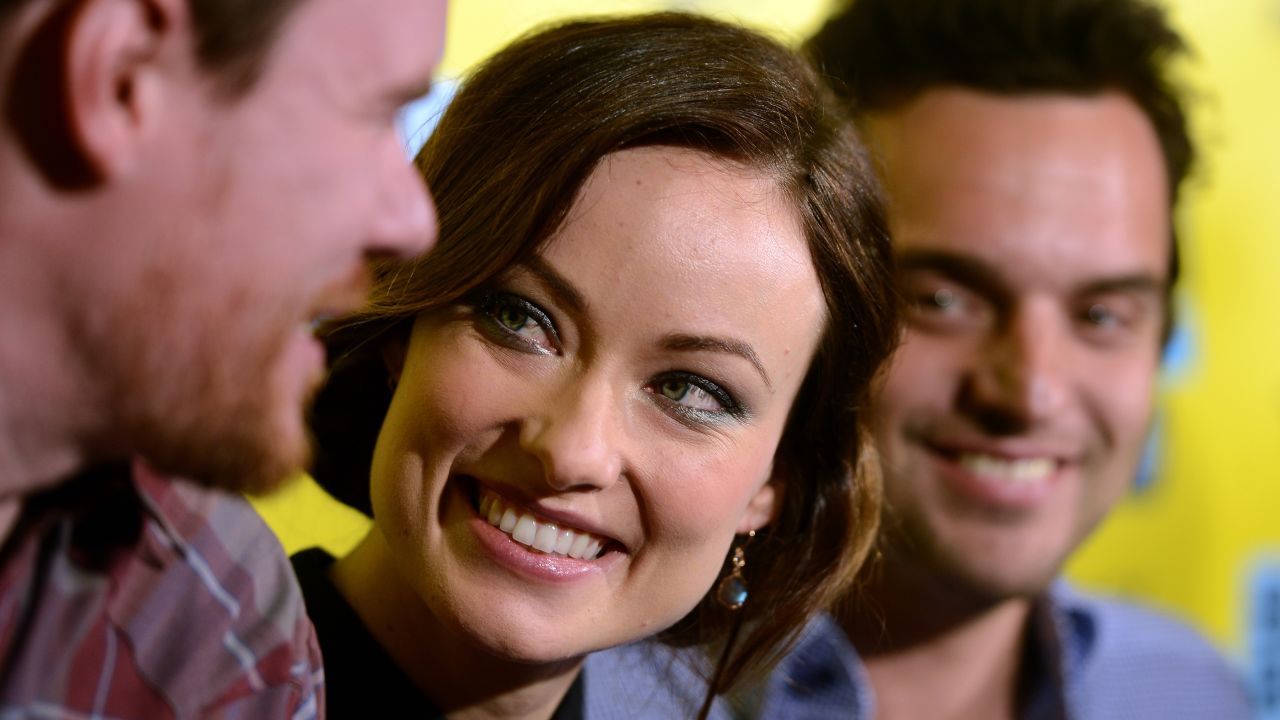 From left, director Joe Swanberg, actress Olivia Wilde and actor Jake Johnson attend the world premiere of "Drinking Buddies" on March 9 at SXSW.