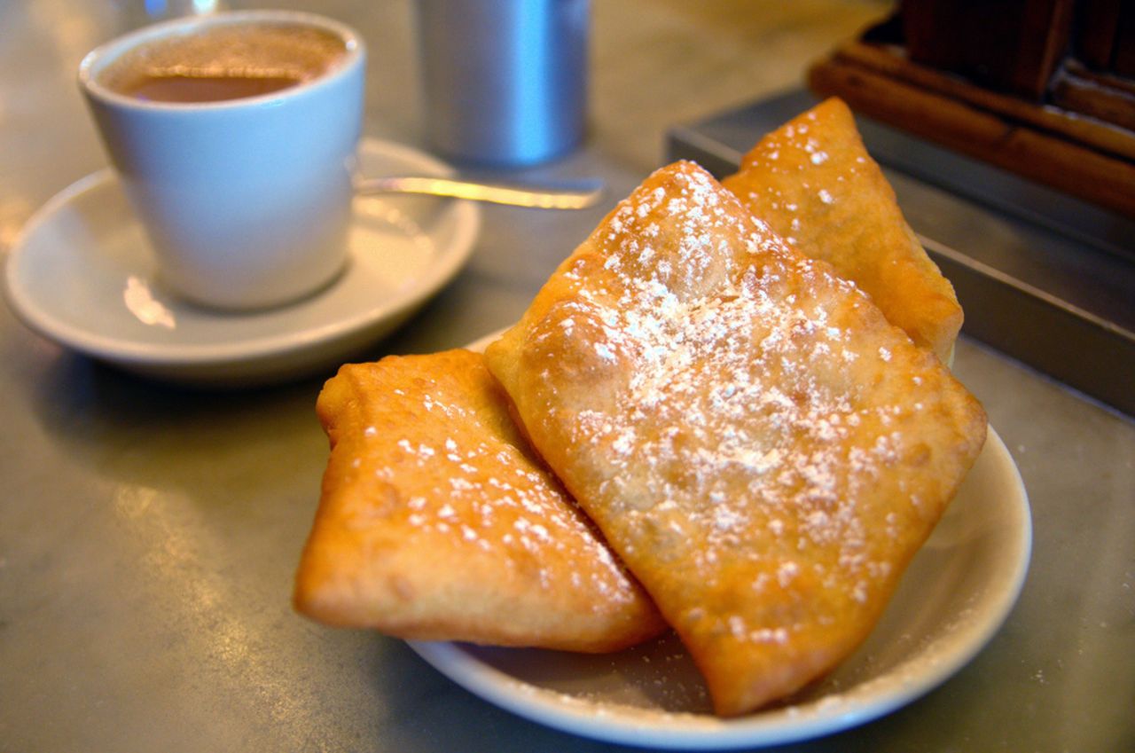 The airy beignets (made from a 143-year-old recipe) and café au lait at this 24-hour, wood-paneled Metairie haunt leave the better-known Café du Monde in their sugar dust. Website: morningcallcoffeestand.com