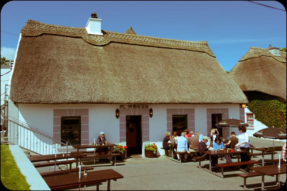 Moran's Oyster Cottage outside Galway serves "the best oysters" in Ireland, according to Clodagh McKenna. 