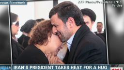 tsr Sayah Ahmadinejad comforts Chavez's mother_00012220.jpg