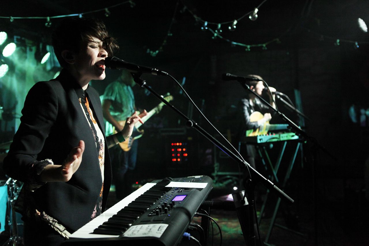 The Canadian band Tegan and Sara performs on March 12.