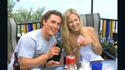 Kate Hudson and Matthew McConaughey first teamed up in 2003 for "How to Lose a Guy in 10 Days." Five years later, the on-screen lovers reunited for "Fool's Gold," once again starring as a somewhat dysfunctional couple. But as in any good romantic comedy, the two find themselves back together in the end.