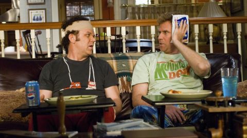After making audiences laugh as NASCAR drivers in 2006's "Talladega Nights," Will Ferrell, right, and John C. Reilly joined forces for another Adam McKay-directed comedy, 2008's "Step Brothers."