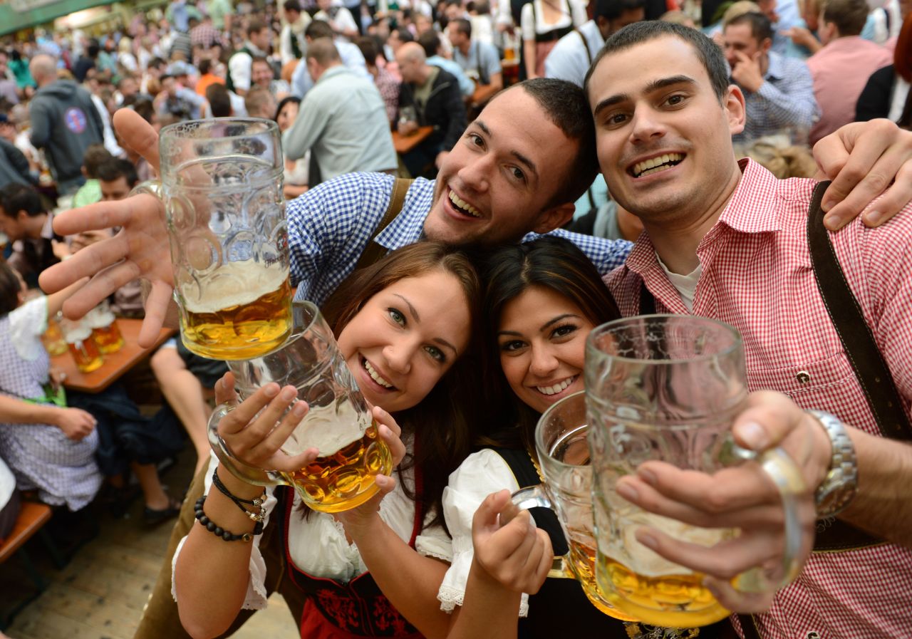 Germans may not be Europe's biggest beer drinkers (that honor goes to the Czechs) but they've cornered the market in celebrating its consumption. This is largely thanks to Oktoberfest, Bavaria's month-long answer to St. Patrick's Day.