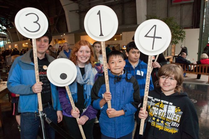 The <a href="http://www.exploratorium.edu/" target="_blank" target="_blank">Exploratorium in San Francisco</a> hosts an annual parade on Pi Day, where fans of the number make handmade number signs and march in order of pi's digits (3.14 ... ).