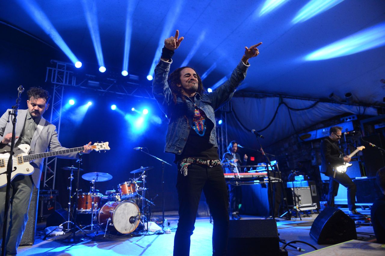 Singer Ruben Albarran of Cafe Tacuba performs at the NPR show at the 2013 South by Southwest Music, Film and Interactive Festival in Austin, Texas, on Wednesday, March 13. The festival runs through March 17.