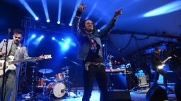 Singer Ruben Albarran of Cafe Tacuba performs at the NPR show at the 2013 South by Southwest Music, Film and Interactive Festival in Austin, Texas, on Wednesday, March 13. The festival runs through March 17.
