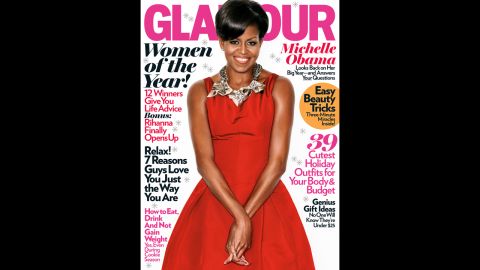 Obama on the cover of Glamour.