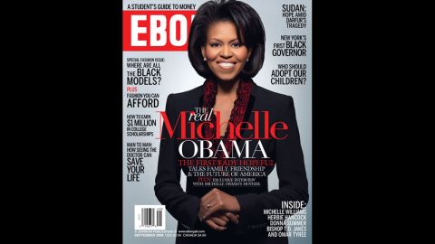 Obama on the cover of Ebony.