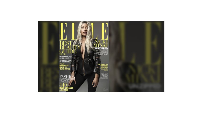 Elle magazine April 2013 Nicki Minaj cover